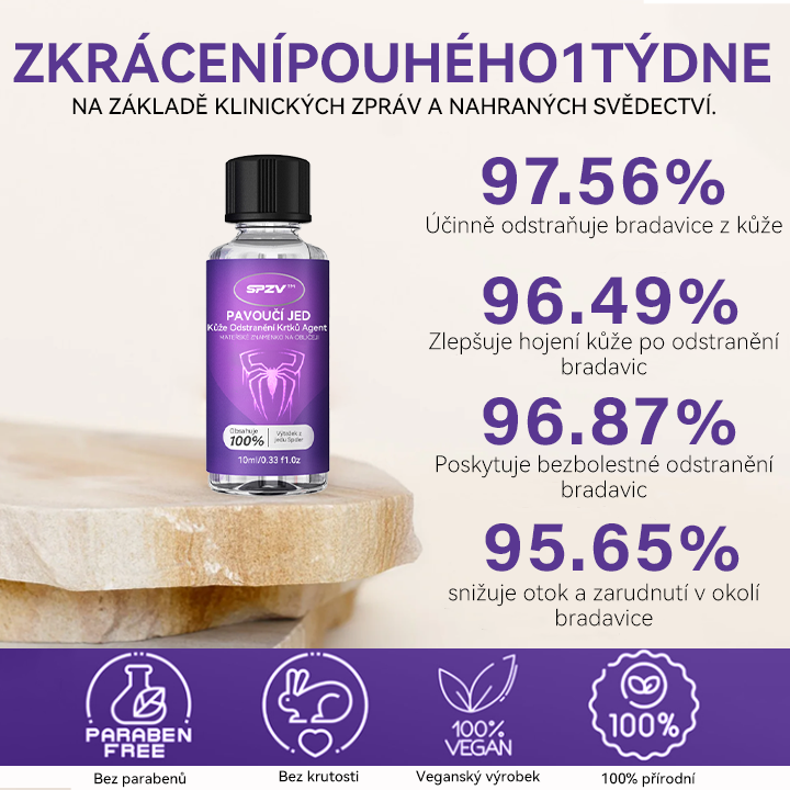 🔴🥞Spzv™ Pavoučí Jed Kůže Odstranění Krtků Agent