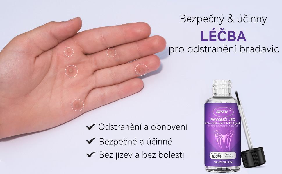 🔴🥞Spzv™ Pavoučí Jed Kůže Odstranění Krtků Agent
