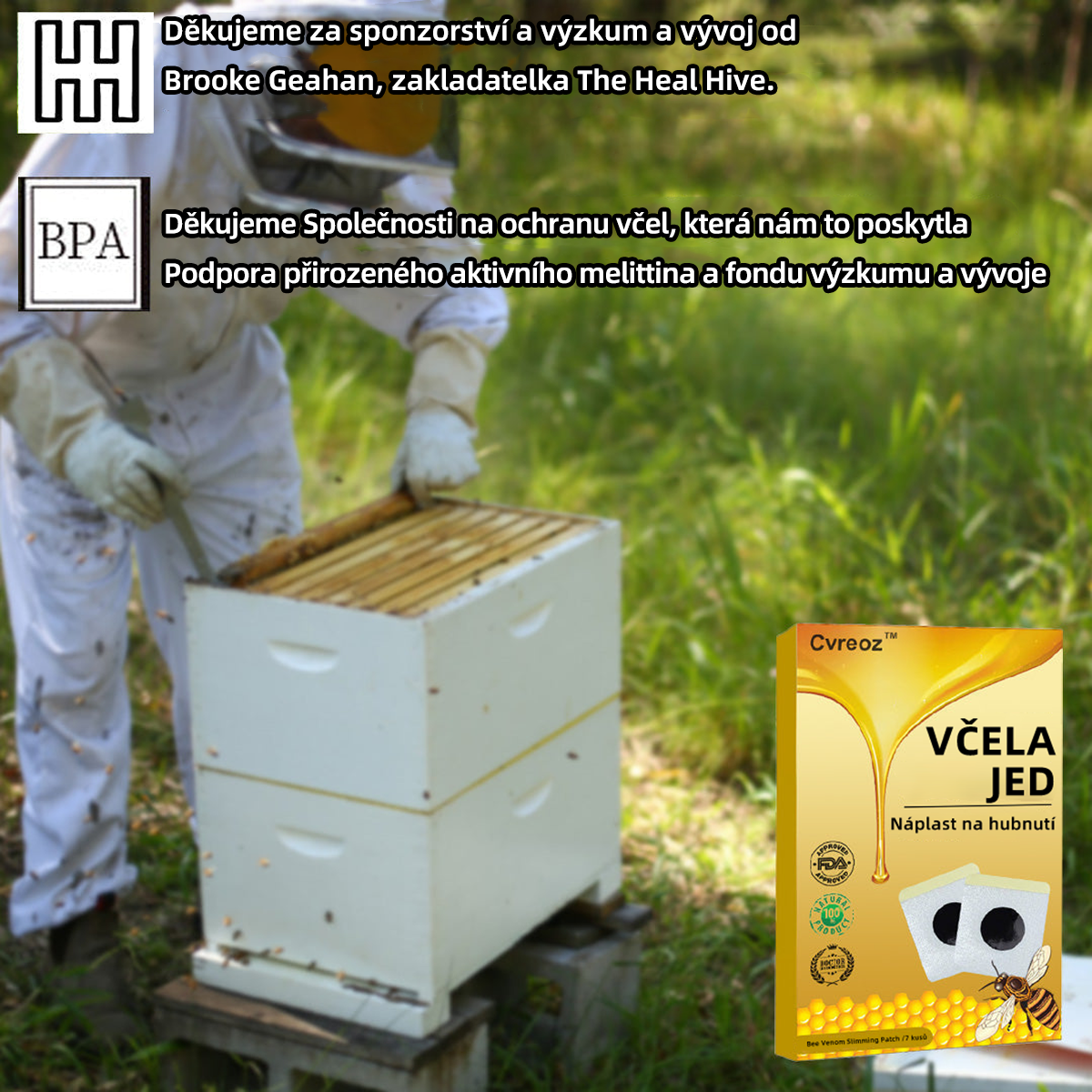 🎀🎀Cvreoz™ Včelí Jed Výstřihování Léčba Postižení🐝(pro všechny lymfatické problémy a obtíže)